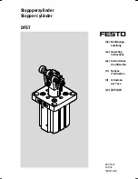 Предварительный просмотр 1 страницы Festo DFST Series Operating Instructions Manual