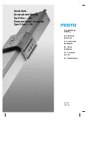 Preview for 1 page of Festo DG..-...-GA Series Operating Instructions Manual