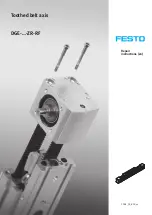 Preview for 1 page of Festo DGE ZR RF Series Repair Instructions