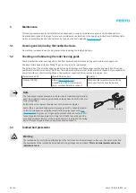 Preview for 38 page of Festo DGE ZR RF Series Repair Instructions