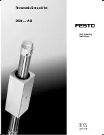 Festo DGO-xxx-A-B series Operating Instructions Manual preview