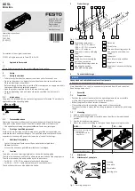 Festo DGSL Operating Instructions preview