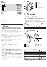 Предварительный просмотр 1 страницы Festo DHPC Operating Instructions