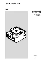 Festo DHTG Operating Instructions Manual preview