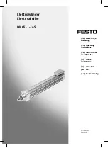 Preview for 1 page of Festo DNCE-***-LAS Operating Instructions Manual