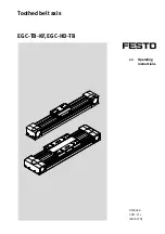 Festo EGC-HD-TB Operating Instructions Manual preview