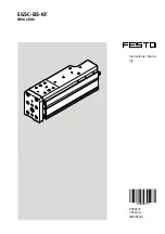 Festo EGSC-BS-KF Instructions & Operating preview