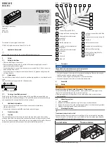 Festo EGSC-BS Operating Instructions предпросмотр