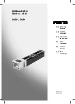 Festo EGSK Series Operating Instructions Manual preview