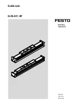 Preview for 1 page of Festo ELFA-KF Series Operating Instructions Manual