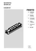 Preview for 1 page of Festo ELGA-BS-KF Operating Instructions Manual