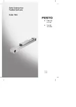 Festo ELGA-TB-G Operating Instructions Manual предпросмотр