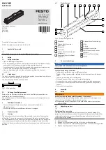 Festo ELGC-BS Operating Instructions предпросмотр