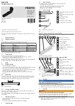 Предварительный просмотр 1 страницы Festo ELGS-TB Operating Instructions Manual