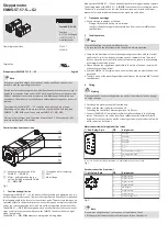 Preview for 3 page of Festo EMMS-ST-57-S Series Operating Instructions Manual