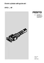 Festo EPCO-16-3P-KF Appendix To The Operating Instructions preview