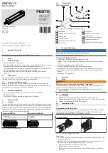 Preview for 1 page of Festo ESBF-BS Series Operating Instructions Manual