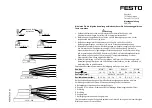 Festo ESG Series Assembly Instructions preview