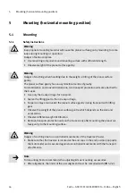 Предварительный просмотр 44 страницы Festo EXCH-40-...-AB1 Series Mechanical Installation