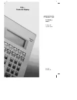 Festo FED-50 Manual предпросмотр