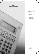 Festo FED Series Manual предпросмотр