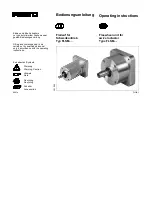 Preview for 1 page of Festo FLSM Series Operating Instructions Manual