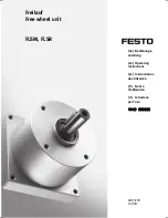 Предварительный просмотр 1 страницы Festo FLSM Operating Instructions Manual