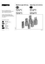 Festo HGR A Series Operating Instructions Manual preview