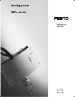 Preview for 1 page of Festo HSW-12-AP Operating Instructions Manual