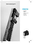 Preview for 1 page of Festo IFB-03 Series Pneumatics Manual