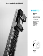 Festo IFB11-03 Electronic Manual preview