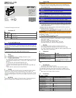 Preview for 1 page of Festo JMFH...D...C-EX Series Operating Conditions