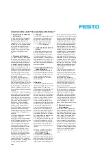 Preview for 8 page of Festo LF-D Series Operating Instructions Manual