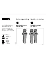 Preview for 1 page of Festo LFMA-...-H-A Series Operating Instructions Manual