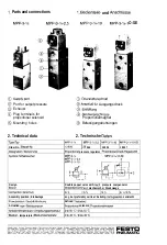 Предварительный просмотр 2 страницы Festo MPP-3-1/8 Operating Instructions Manual