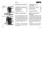 Preview for 2 page of Festo MPPES 010 Series Operating Instructions Manual