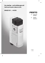 Festo MS6-SV-***-E-ASIS Series Operating Instructions Manual preview