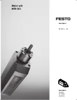 Festo MTR-DCI-x-PB Series Manual предпросмотр