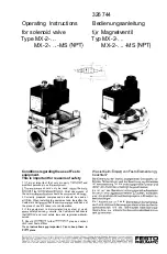 Festo MX-2-1/4 Operating Instructions Manual preview