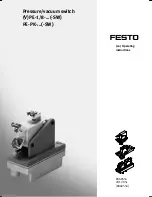 Festo PE-1/8-1N Operating Instructions Manual предпросмотр