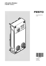 Festo PROFINET CPX-AP-A-PN-M12 Operating Instructions Manual предпросмотр