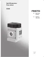 Festo SFAM Operating Instructions Manual preview