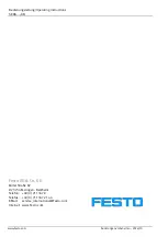 Предварительный просмотр 28 страницы Festo SKDA-0.8-AB Operating Instructions Manual