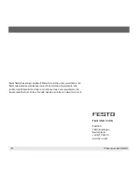 Предварительный просмотр 76 страницы Festo SPAW series Operating Instructions Manual