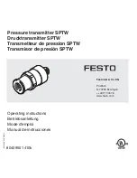 Festo SPTW Series Operating Instructions Manual preview