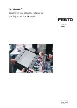 Предварительный просмотр 1 страницы Festo Tec2Screen Manual