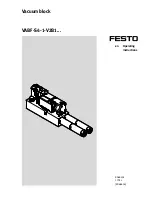 Festo VABF-S4-1-V2B1 series Operating Instructions Manual preview