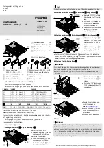 Festo VABM-L1 Series Assembly Instructions предпросмотр