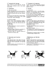 Preview for 3 page of Festo VAD Series Operating Instructions Manual