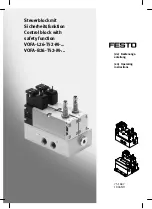 Festo VOFA-B26-T52-M Series Operating Instructions Manual preview